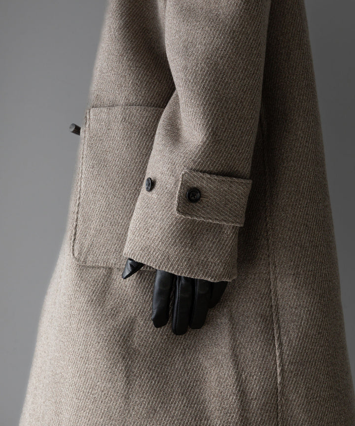 INTÉRIM(インテリム)の23AWコレクションHYPER BIG CASHMERE HEAVY ROYAL NAVY DUFFEL COAT - BEIGE 公式通販サイトsession福岡セレクトショップ