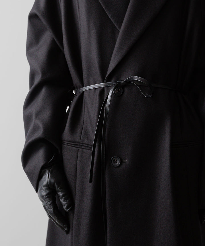 ssstein(シュタイン)の24AWコレクション OVERSIZED MAXI-LENGTH PEAKED LAPEL COAT - DARK CHARCOAL 公式通販サイトsession福岡セレクトショップ