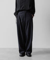 【ANTHEM A】FLANNEL NO-BRAINER PANTS - NAVY STRIPE