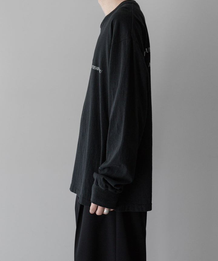 【Fujimoto】フジモトのOVERDYED LS TEE "FLOWERS" - BLACK 公式通販サイトsession福岡セレクトショップ