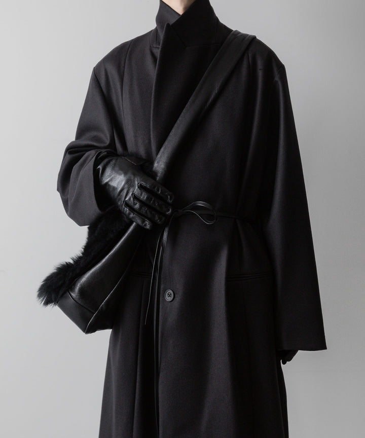 ssstein(シュタイン)の24AWコレクション OVERSIZED MAXI-LENGTH PEAKED LAPEL COAT - DARK CHARCOAL 公式通販サイトsession福岡セレクトショップ