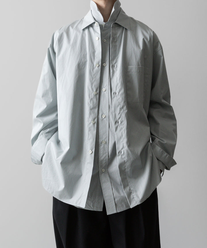 ssstein(シュタイン)の24AWコレクション OVERSIZED STANDARD SHIRT - LT.BLUE 公式通販サイトsession福岡セレクトショップ