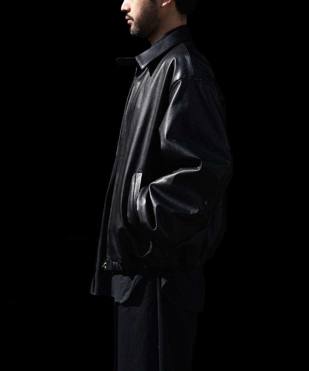 ssstein(シュタイン)のLAMBS LEATHER LIGHT ZIP JACKET - BLACKの公式通販サイトsession福岡セレクトショップ
