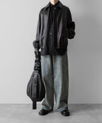 画像をギャラリービューアに読み込む, ssstein(シュタイン)のC/SI TWILL OVERSIZED REGULAR COLLAR SHIRT - BLACKの公式通販サイトsession福岡セレクトショップ
