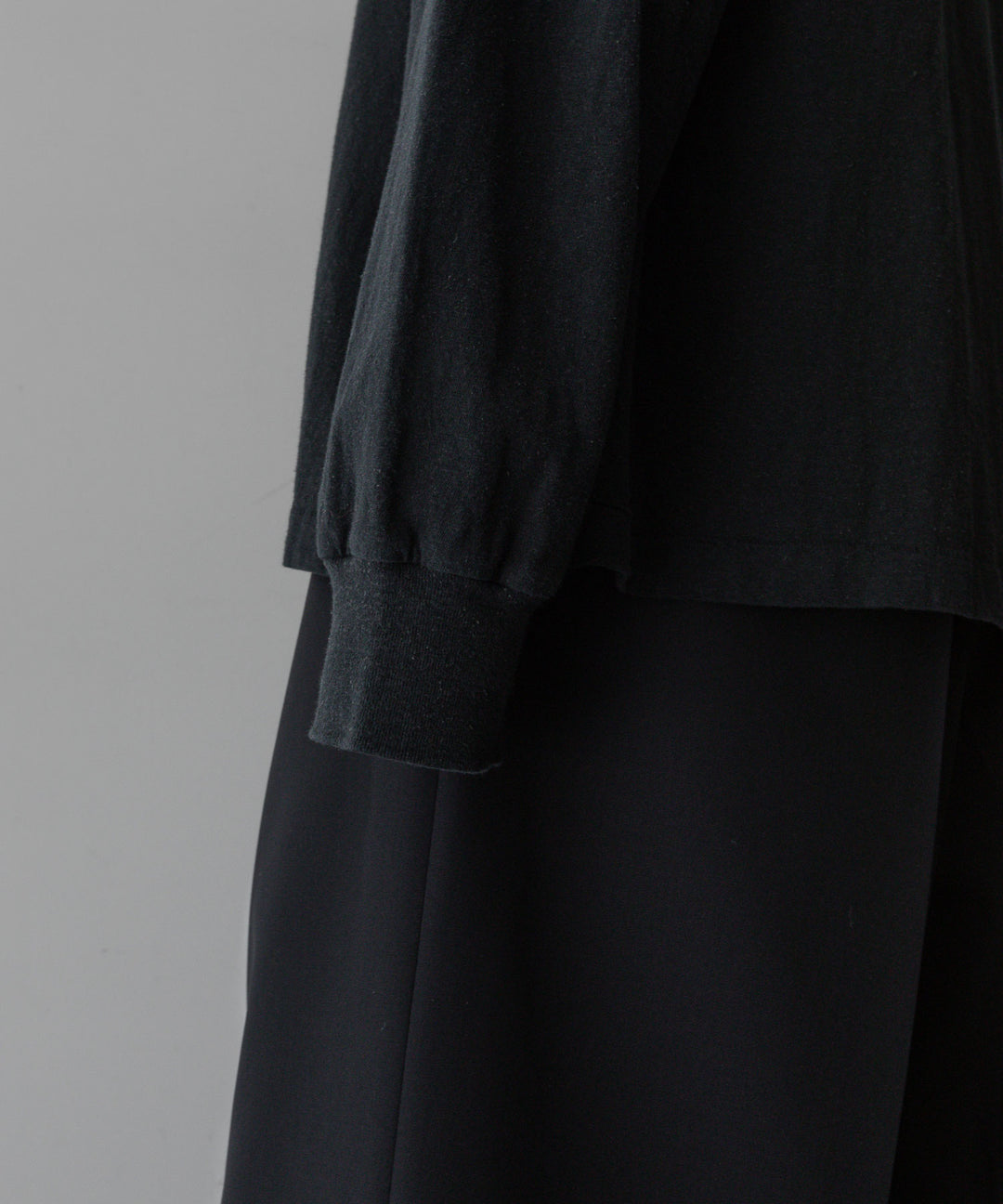 【Fujimoto】フジモトのOVERDYED LS TEE "FLOWERS" - BLACK 公式通販サイトsession福岡セレクトショップ