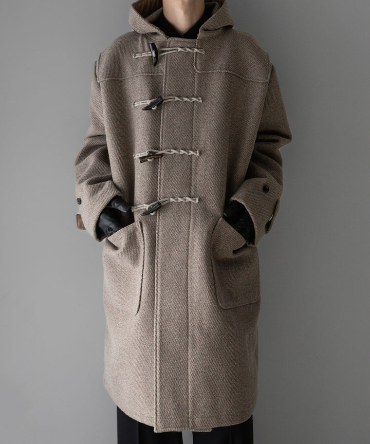 INTÉRIM(インテリム)の23AWコレクションHYPER BIG CASHMERE HEAVY ROYAL NAVY DUFFEL COAT - BEIGE 公式通販サイトsession福岡セレクトショップ