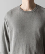 画像をギャラリービューアに読み込む, ssstein(シュタイン)のCOTTON CASHMERE KNIT LS - TAUPE GREYの公式通販サイトsession福岡セレクトショップ

