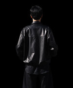 画像をギャラリービューアに読み込む, ssstein(シュタイン)のLAMBS LEATHER LIGHT ZIP JACKET - BLACKの公式通販サイトsession福岡セレクトショップ
