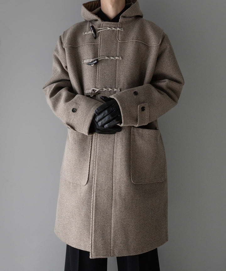 INTÉRIM(インテリム)の23AWコレクションHYPER BIG CASHMERE HEAVY ROYAL NAVY DUFFEL COAT - BEIGE 公式通販サイトsession福岡セレクトショップ