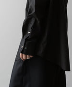 画像をギャラリービューアに読み込む, ssstein(シュタイン)の24AWコレクション OVERSIZED STANDARD SHIRT - BLACK 公式通販サイトsession福岡セレクトショップ
