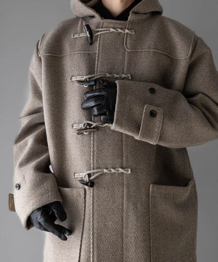 INTÉRIM(インテリム)の23AWコレクションHYPER BIG CASHMERE HEAVY ROYAL NAVY DUFFEL COAT - BEIGE 公式通販サイトsession福岡セレクトショップ