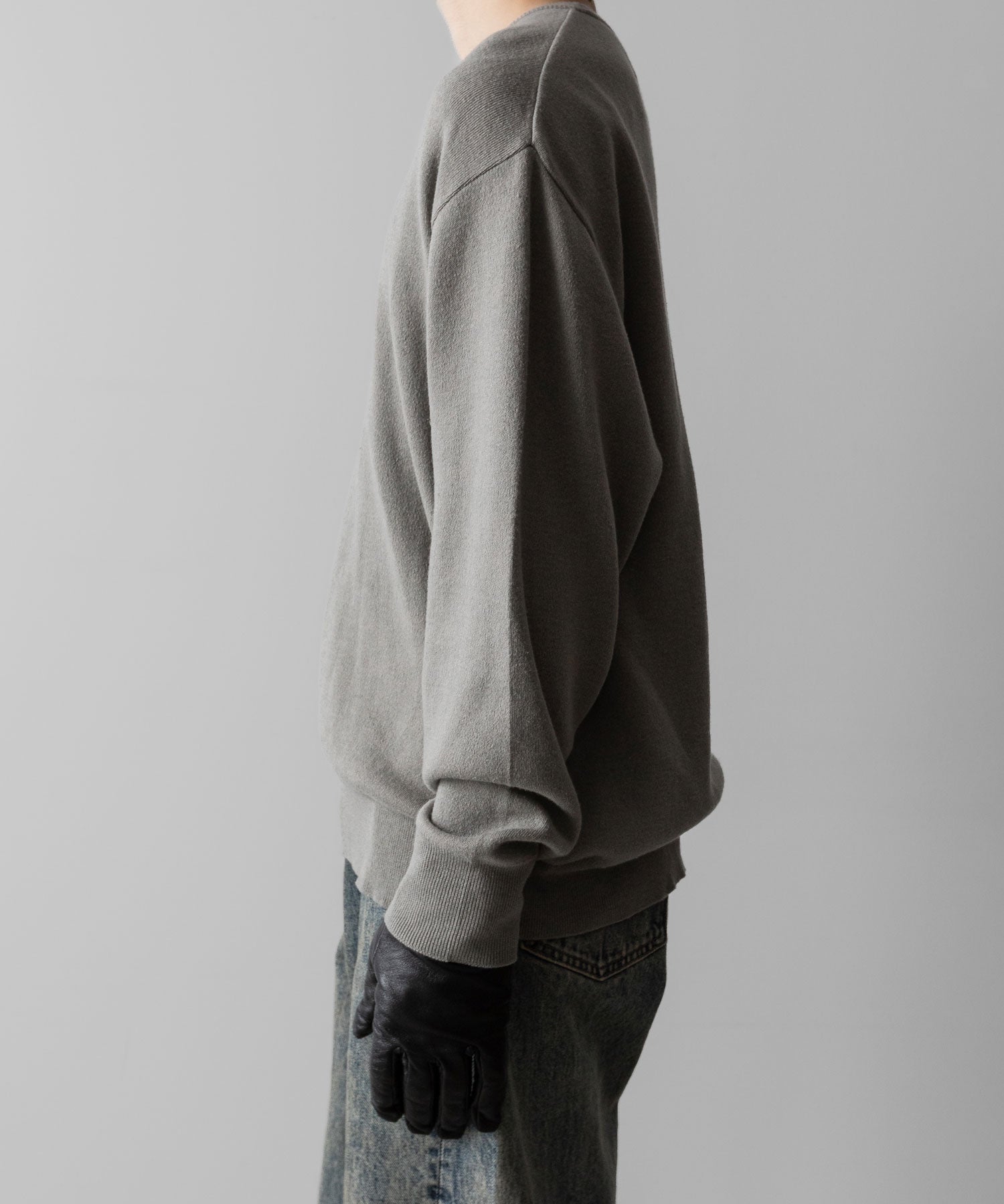 ssstein(シュタイン)のCOTTON CASHMERE KNIT LS - TAUPE GREYの公式通販サイトsession福岡セレクトショップ