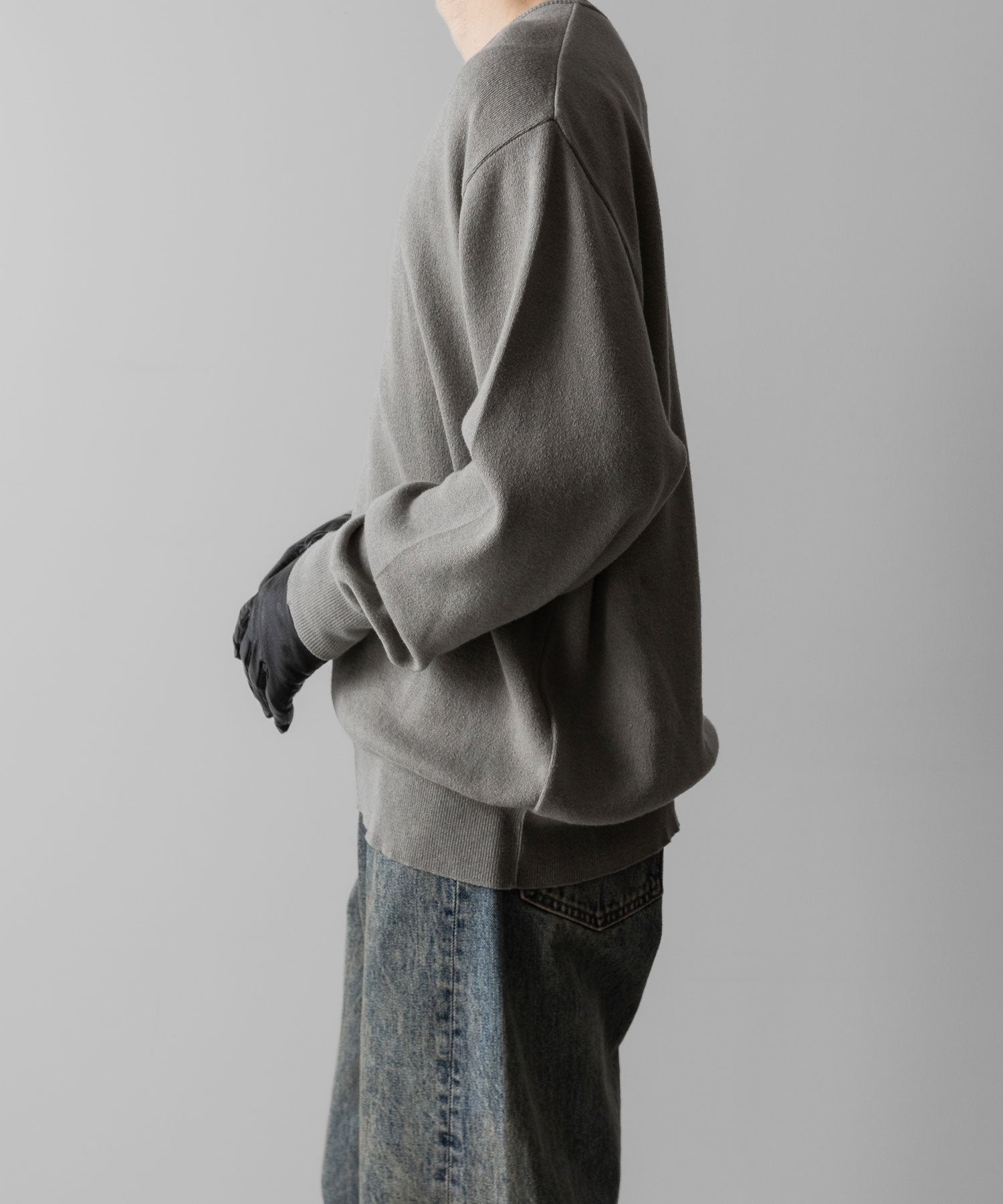 ssstein(シュタイン)のCOTTON CASHMERE KNIT LS - TAUPE GREYの公式通販サイトsession福岡セレクトショップ
