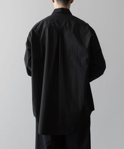 ssstein(シュタイン)の24AWコレクション OVERSIZED STANDARD SHIRT - BLACK 公式通販サイトsession福岡セレクトショップ