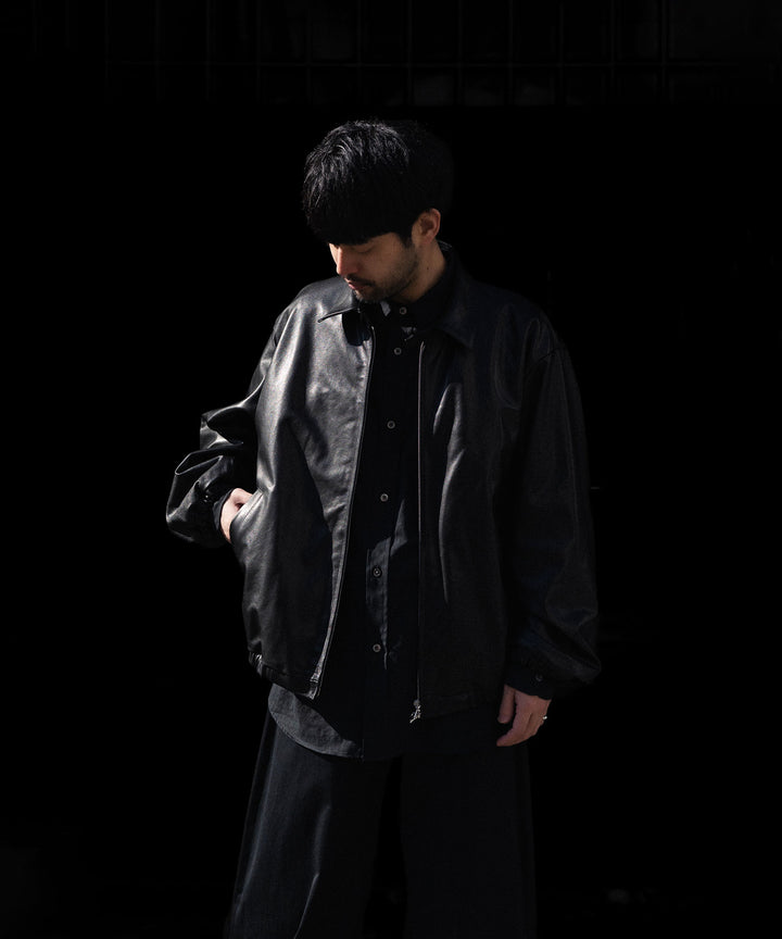 ssstein(シュタイン)のLAMBS LEATHER LIGHT ZIP JACKET - BLACKの公式通販サイトsession福岡セレクトショップ
