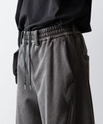 画像をギャラリービューアに読み込む, KANEMASA PHIL. カネマサフフィル36G FINE SWEAT DRAPING EASY PANTSのCHARCOAL PIGMENT公式通販サイトsession福岡セレクトショップ
