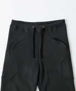 画像をギャラリービューアに読み込む, OPPOSE DUALITY-オポーズデュアリティのSUB ONG RIB SWEAT PANTSのBLACK公式通販サイトsession福岡セレクトショップ
