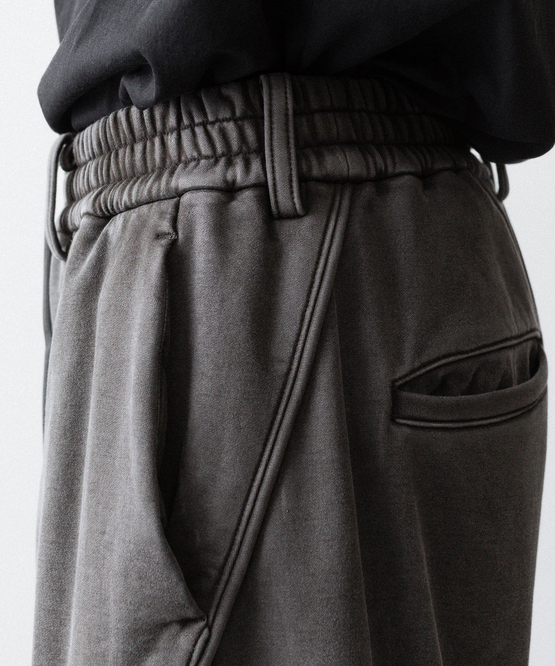 KANEMASA PHIL. カネマサフフィル36G FINE SWEAT DRAPING EASY PANTSのCHARCOAL PIGMENT公式通販サイトsession福岡セレクトショップ