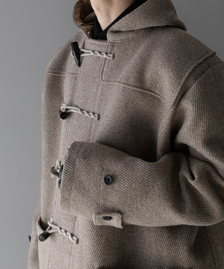 INTÉRIM(インテリム)の23AWコレクションHYPER BIG CASHMERE HEAVY ROYAL NAVY DUFFEL COAT - BEIGE 公式通販サイトsession福岡セレクトショップ
