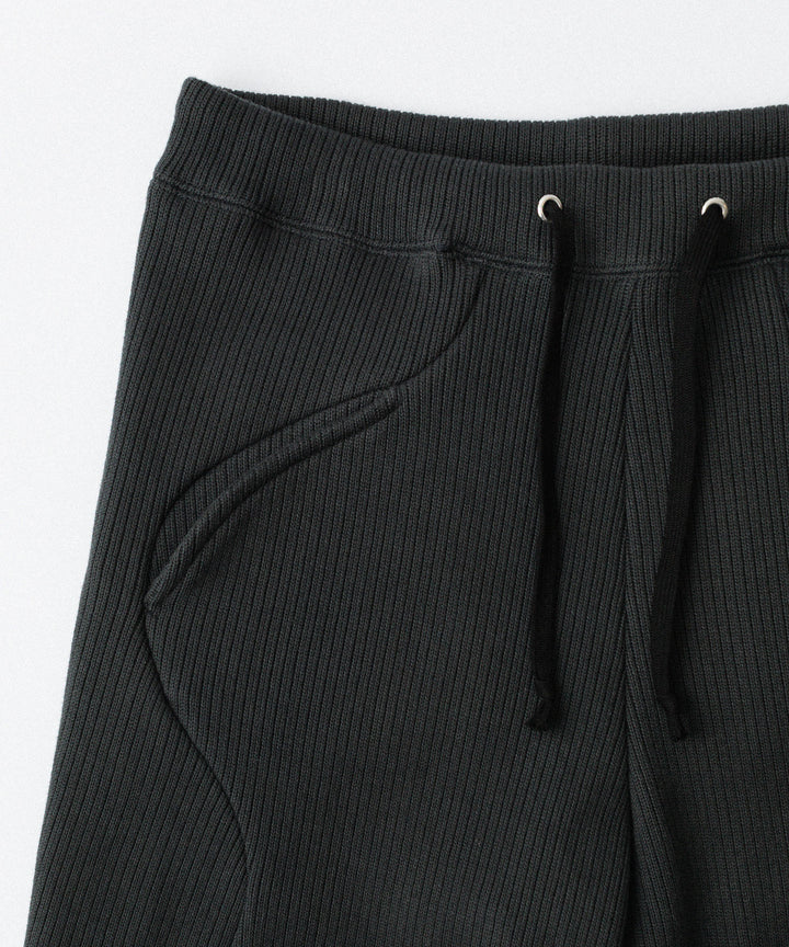 OPPOSE DUALITY-オポーズデュアリティのSUB ONG RIB SWEAT PANTSのBLACK公式通販サイトsession福岡セレクトショップ