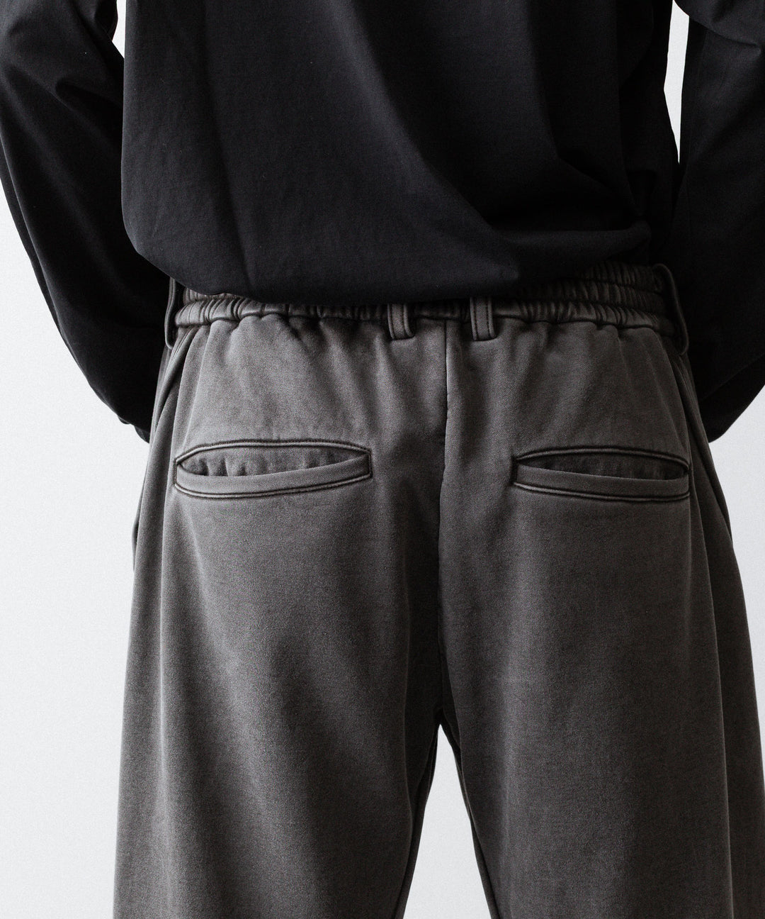 KANEMASA PHIL. カネマサフフィル36G FINE SWEAT DRAPING EASY PANTSのCHARCOAL PIGMENT公式通販サイトsession福岡セレクトショップ