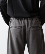 画像をギャラリービューアに読み込む, KANEMASA PHIL. カネマサフフィル36G FINE SWEAT DRAPING EASY PANTSのCHARCOAL PIGMENT公式通販サイトsession福岡セレクトショップ
