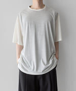 画像をギャラリービューアに読み込む, 【KANEMASA PHIL.】カネマサフィル 36G WOOL SILKY TEEのWHITEの公式通販サイトsession福岡セレクトショップ
