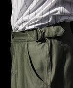 画像をギャラリービューアに読み込む, INTÉRIM インテリムGIZA BACK SATIN FRENCH AIR FORCE MECHANIC PANTSのOLIVE 公式通販サイトsession福岡セレクトショップ
