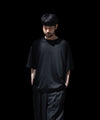 【KANEMASA PHIL.】36G WOOL SS TEE - BLACK
