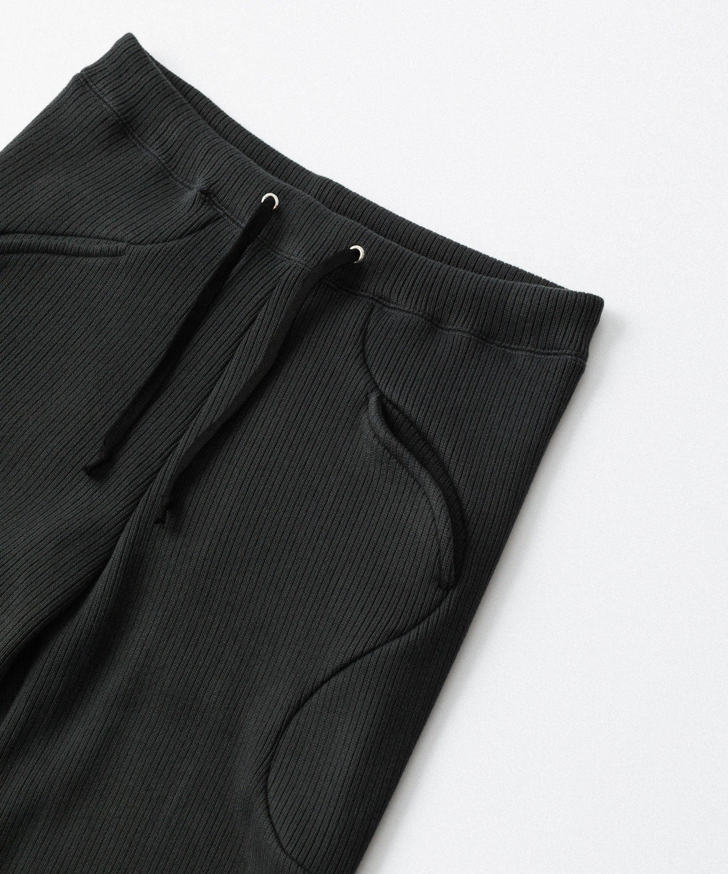 OPPOSE DUALITY-オポーズデュアリティのSUB ONG RIB SWEAT PANTSのBLACK公式通販サイトsession福岡セレクトショップ