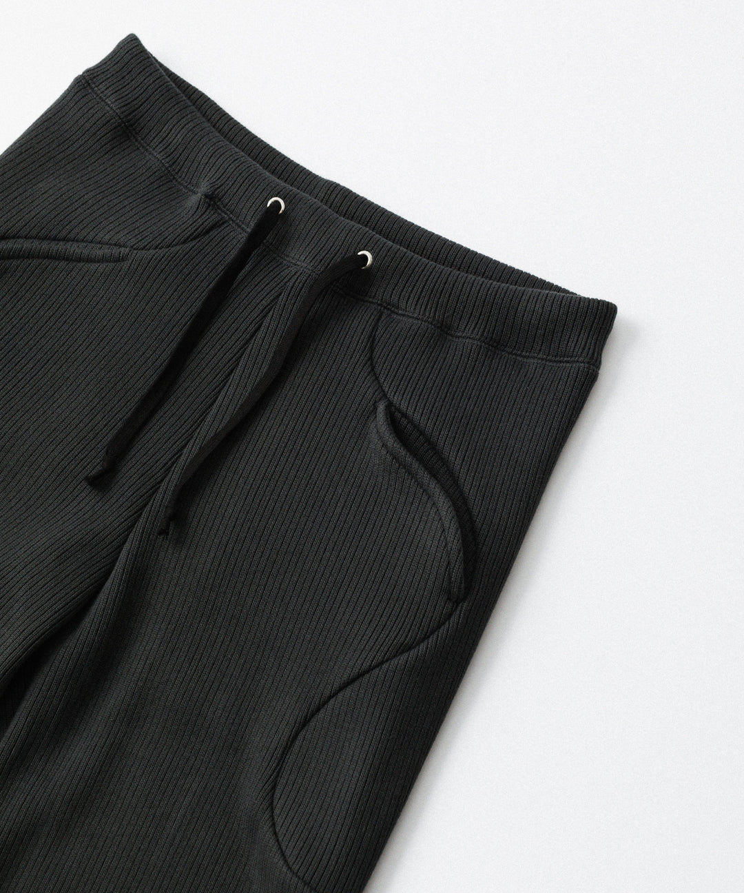 OPPOSE DUALITY-オポーズデュアリティのSUB ONG RIB SWEAT PANTSのBLACK公式通販サイトsession福岡セレクトショップ