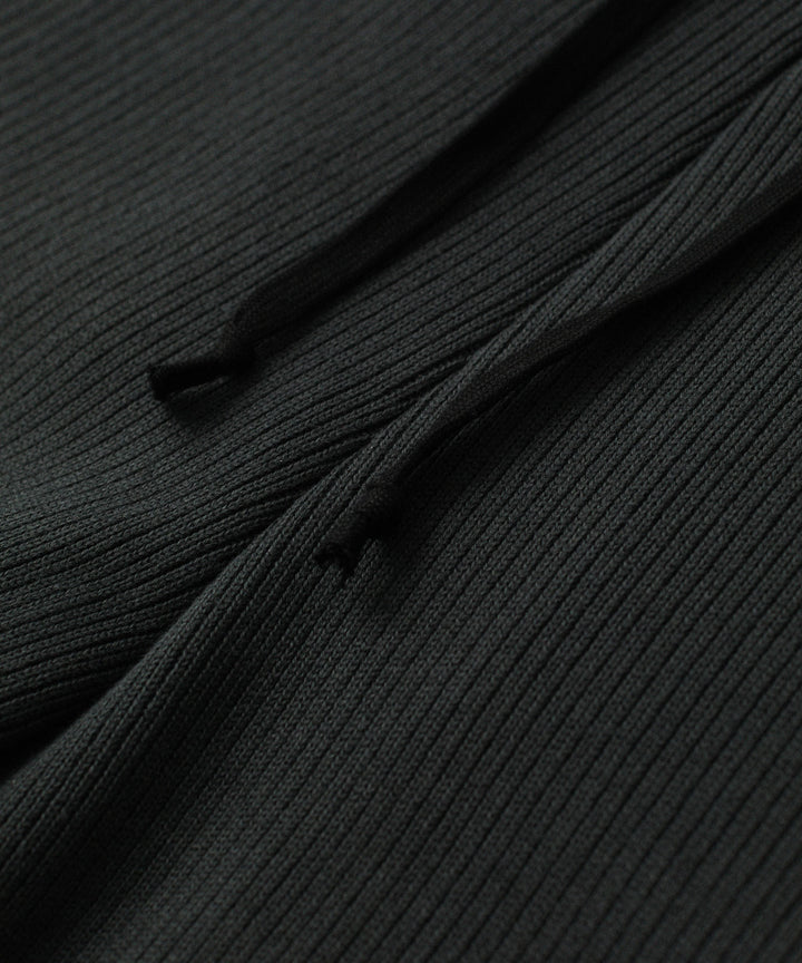 OPPOSE DUALITY-オポーズデュアリティのSUB ONG RIB SWEAT PANTSのBLACK公式通販サイトsession福岡セレクトショップ