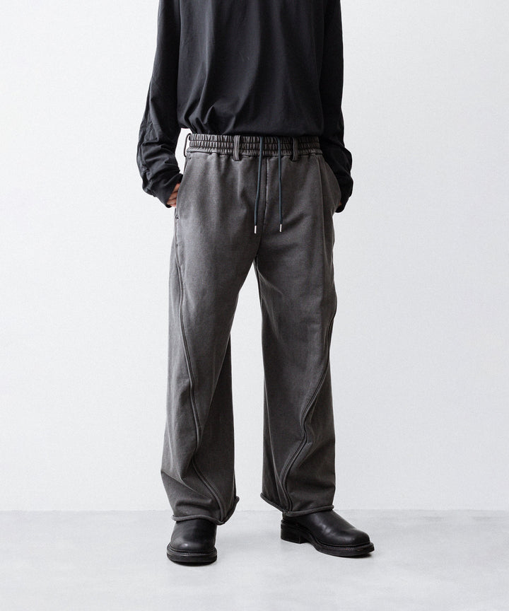 KANEMASA PHIL. カネマサフフィル36G FINE SWEAT DRAPING EASY PANTSのCHARCOAL PIGMENT公式通販サイトsession福岡セレクトショップ