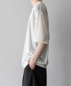 【KANEMASA PHIL.】カネマサフィル 36G WOOL SILKY TEEのWHITEの公式通販サイトsession福岡セレクトショップ