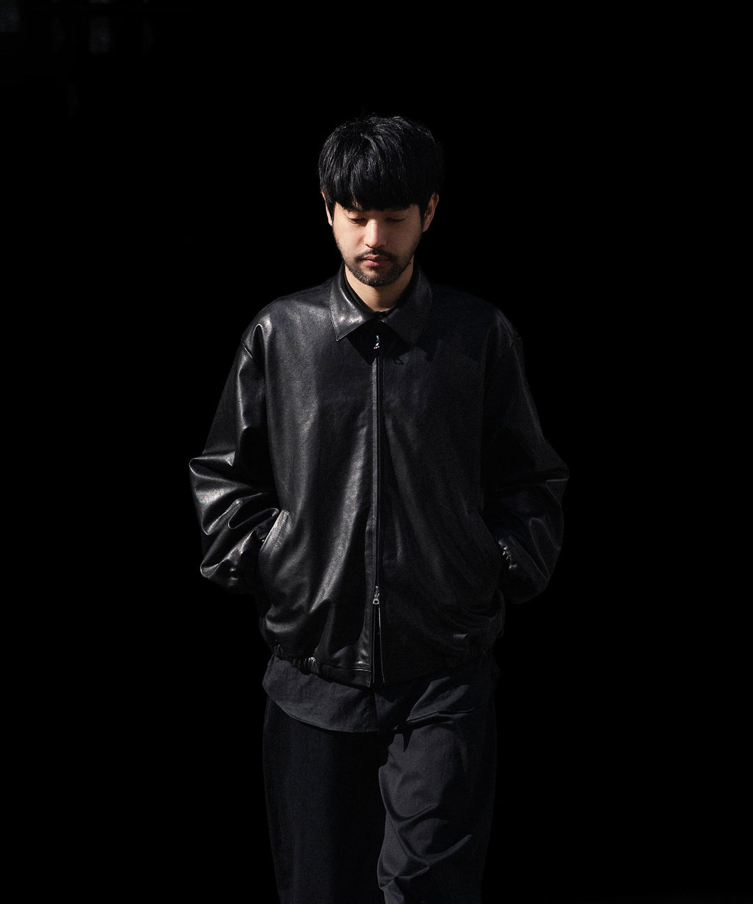 ssstein(シュタイン)のLAMBS LEATHER LIGHT ZIP JACKET - BLACKの公式通販サイトsession福岡セレクトショップ