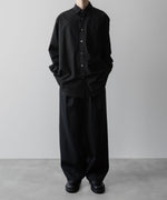 画像をギャラリービューアに読み込む, ssstein(シュタイン)の24AWコレクション OVERSIZED STANDARD SHIRT - BLACK 公式通販サイトsession福岡セレクトショップ
