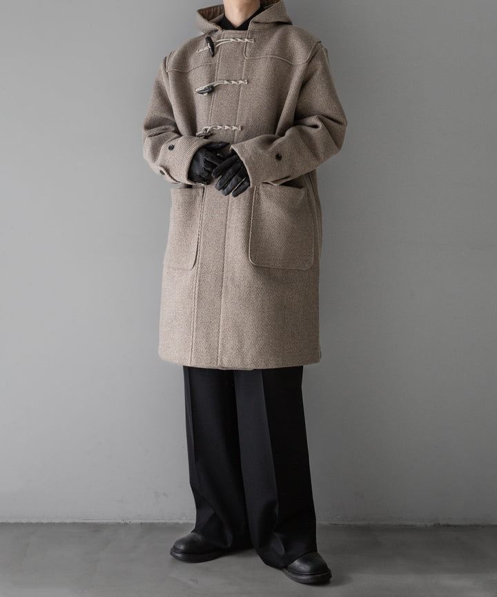INTÉRIM(インテリム)の23AWコレクションHYPER BIG CASHMERE HEAVY ROYAL NAVY DUFFEL COAT - BEIGE 公式通販サイトsession福岡セレクトショップ