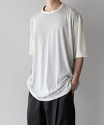 画像をギャラリービューアに読み込む, 【KANEMASA PHIL.】カネマサフィル 36G WOOL SILKY TEEのWHITEの公式通販サイトsession福岡セレクトショップ
