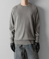 【ssstein】COTTON CASHMERE KNIT LS - TAUPE GREY