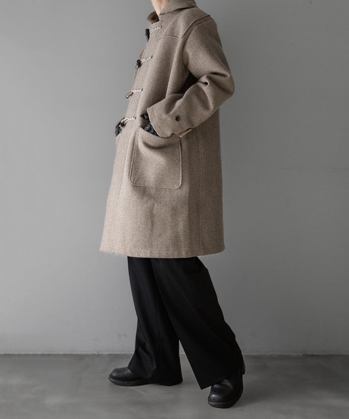 INTÉRIM(インテリム)の23AWコレクションHYPER BIG CASHMERE HEAVY ROYAL NAVY DUFFEL COAT - BEIGE 公式通販サイトsession福岡セレクトショップ