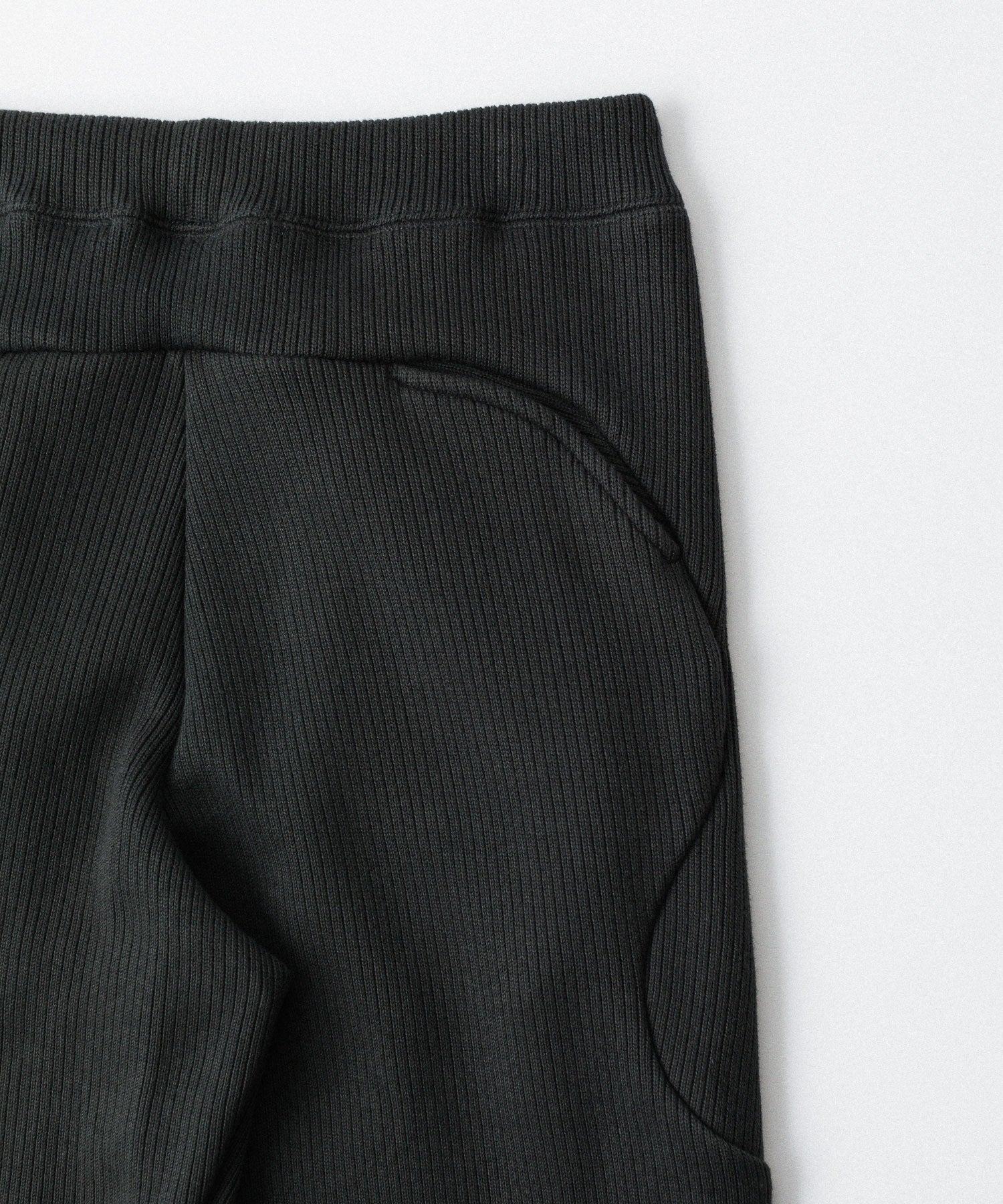 OPPOSE DUALITY-オポーズデュアリティのSUB ONG RIB SWEAT PANTSのBLACK公式通販サイトsession福岡セレクトショップ