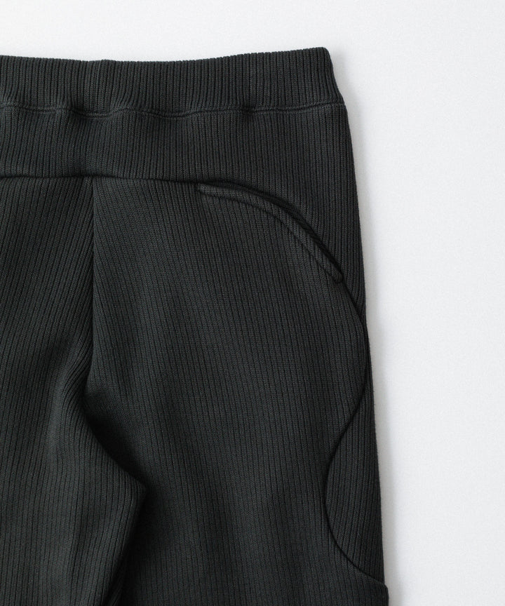OPPOSE DUALITY-オポーズデュアリティのSUB ONG RIB SWEAT PANTSのBLACK公式通販サイトsession福岡セレクトショップ