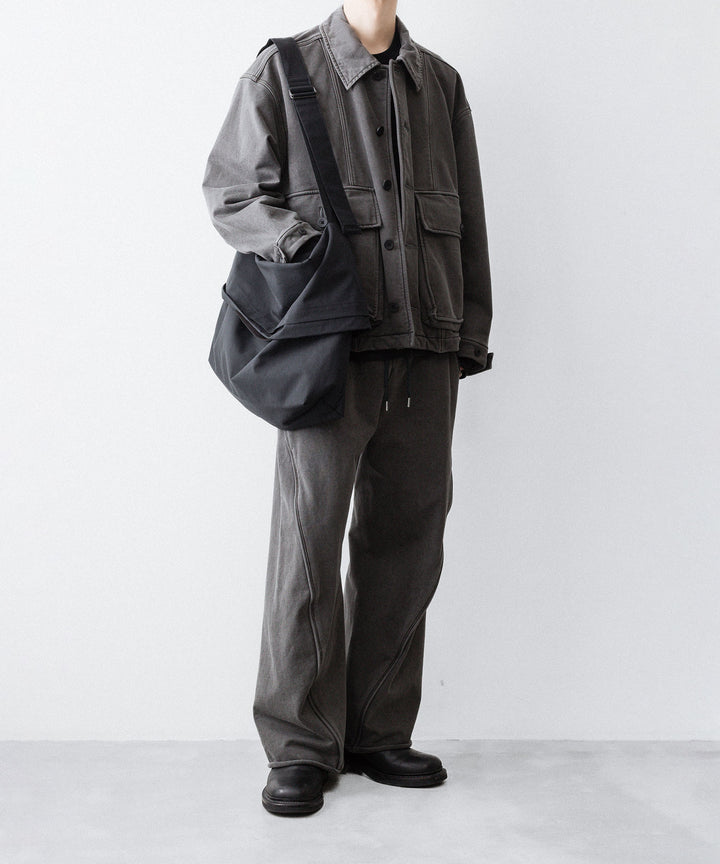 KANEMASA PHIL. カネマサフフィル36G FINE SWEAT DRAPING EASY PANTSのCHARCOAL PIGMENT公式通販サイトsession福岡セレクトショップ