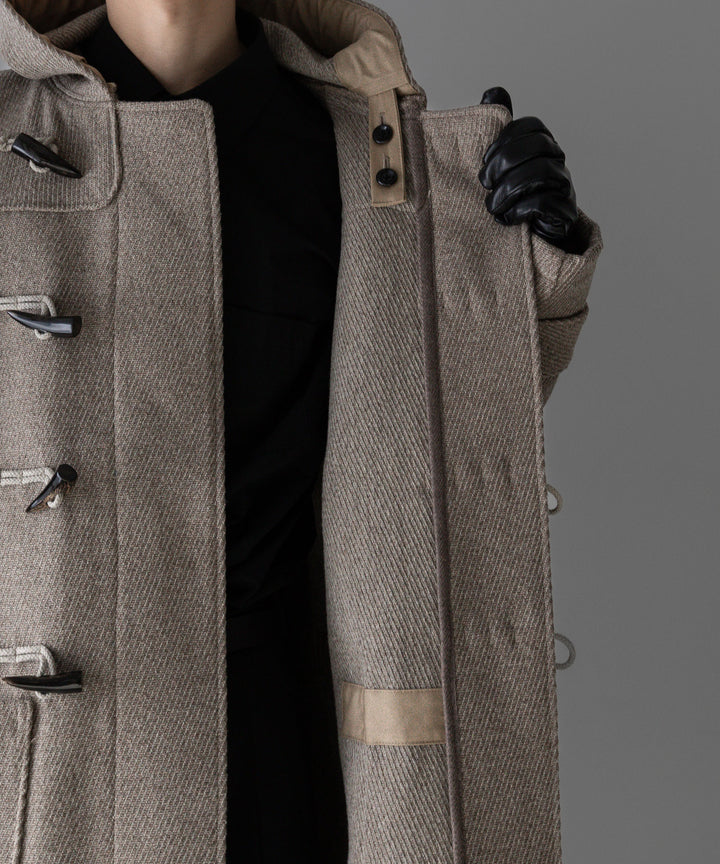 INTÉRIM(インテリム)の23AWコレクションHYPER BIG CASHMERE HEAVY ROYAL NAVY DUFFEL COAT - BEIGE 公式通販サイトsession福岡セレクトショップ