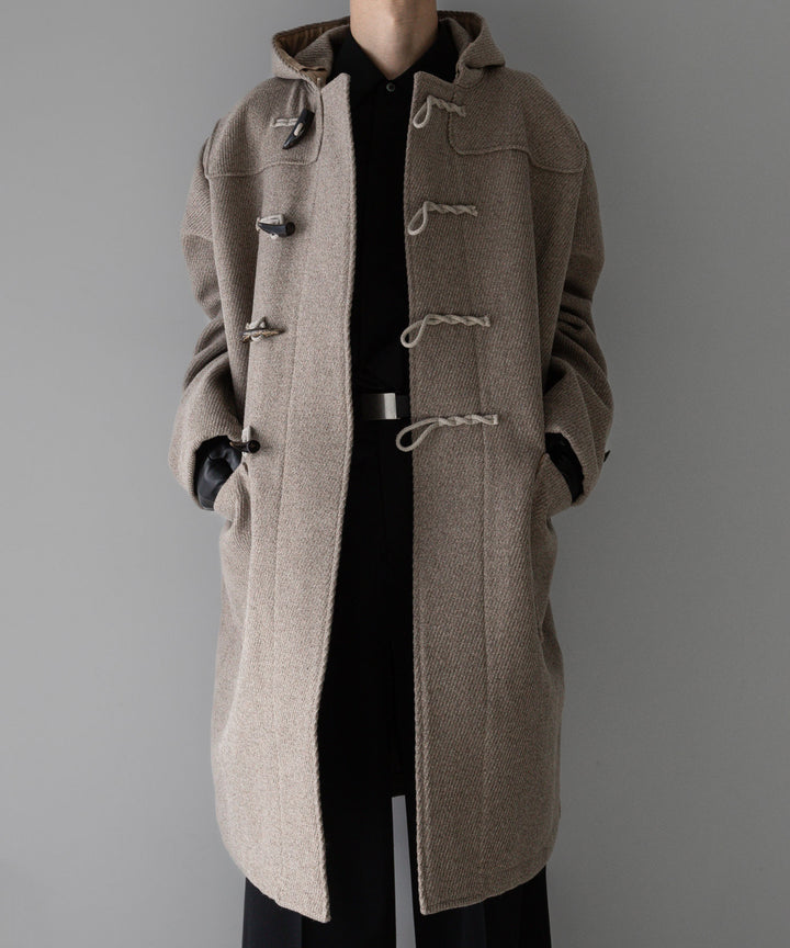 INTÉRIM(インテリム)の23AWコレクションHYPER BIG CASHMERE HEAVY ROYAL NAVY DUFFEL COAT - BEIGE 公式通販サイトsession福岡セレクトショップ