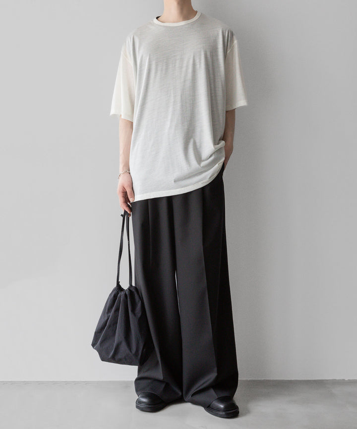 【KANEMASA PHIL.】カネマサフィル 36G WOOL SILKY TEEのWHITEの公式通販サイトsession福岡セレクトショップ
