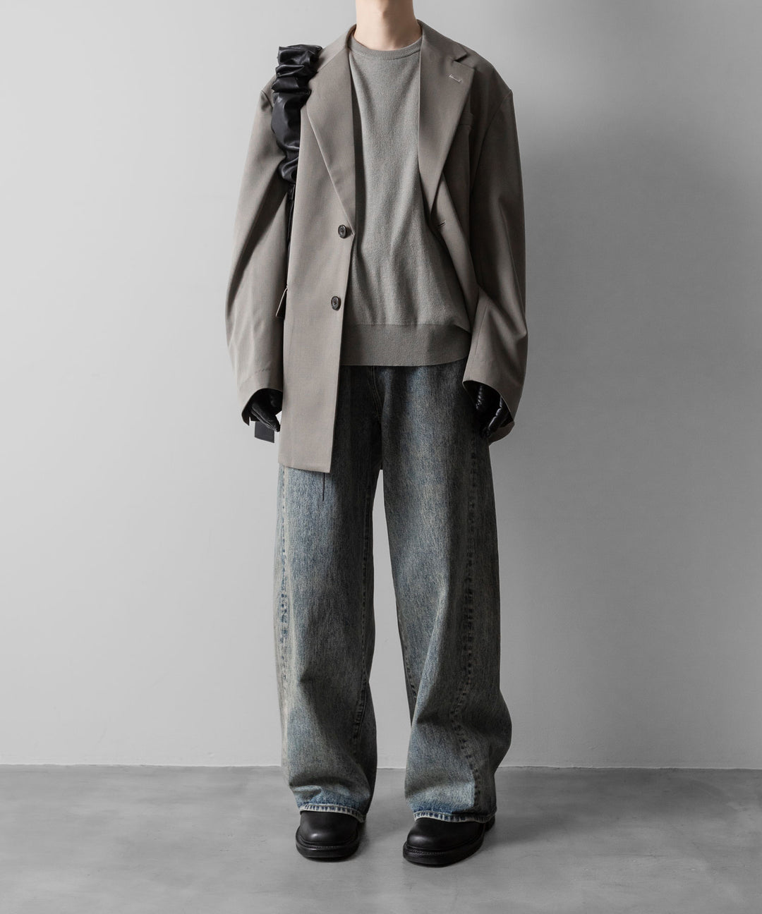 ssstein(シュタイン)のCOTTON CASHMERE KNIT LS - TAUPE GREYの公式通販サイトsession福岡セレクトショップ
