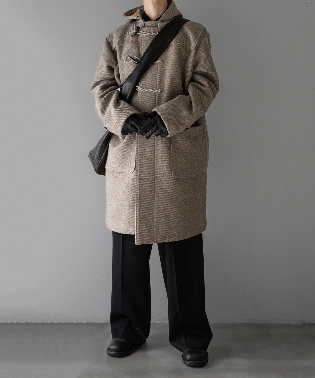INTÉRIM(インテリム)の23AWコレクションHYPER BIG CASHMERE HEAVY ROYAL NAVY DUFFEL COAT - BEIGE 公式通販サイトsession福岡セレクトショップ