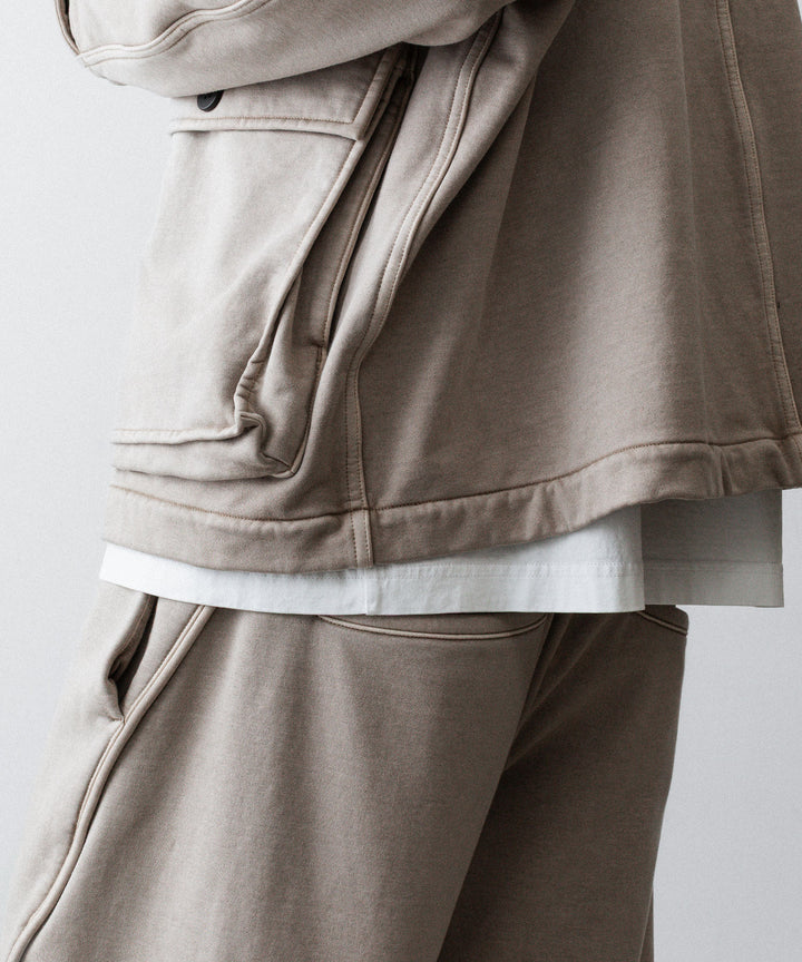 KANEMASA PHIL. カネマサフフィル36G FINE SWEAT WORK JACKETのBEIGE KHAKI PIGMENT公式通販サイトsession福岡セレクトショップ