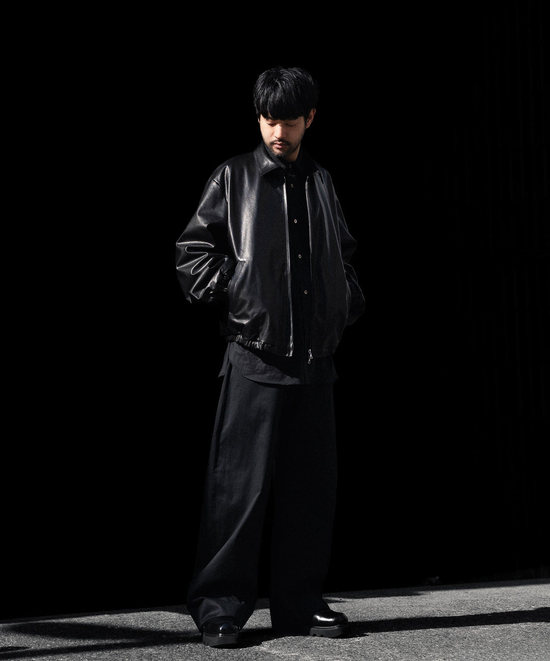 ssstein(シュタイン)のLAMBS LEATHER LIGHT ZIP JACKET - BLACKの公式通販サイトsession福岡セレクトショップ